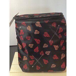 LUG Dolly Tall Cosmetic Case Dagger Rose NWT